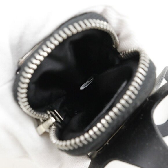 PRADA Smartphone holder with pouch Smartphone case 1ZT016 2DMJ NERO black ... - Picture 7 of 11